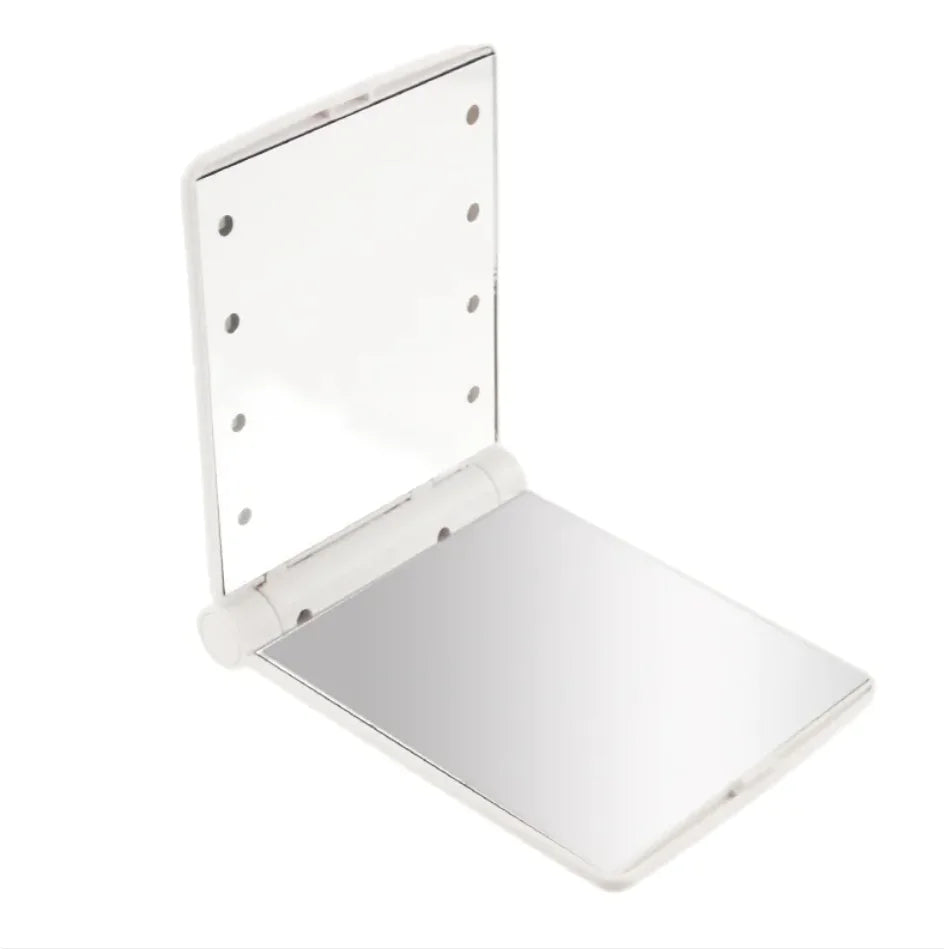 Portable Folding LED Makeup Mirror
