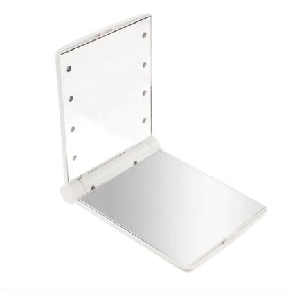 Portable Folding LED Makeup Mirror