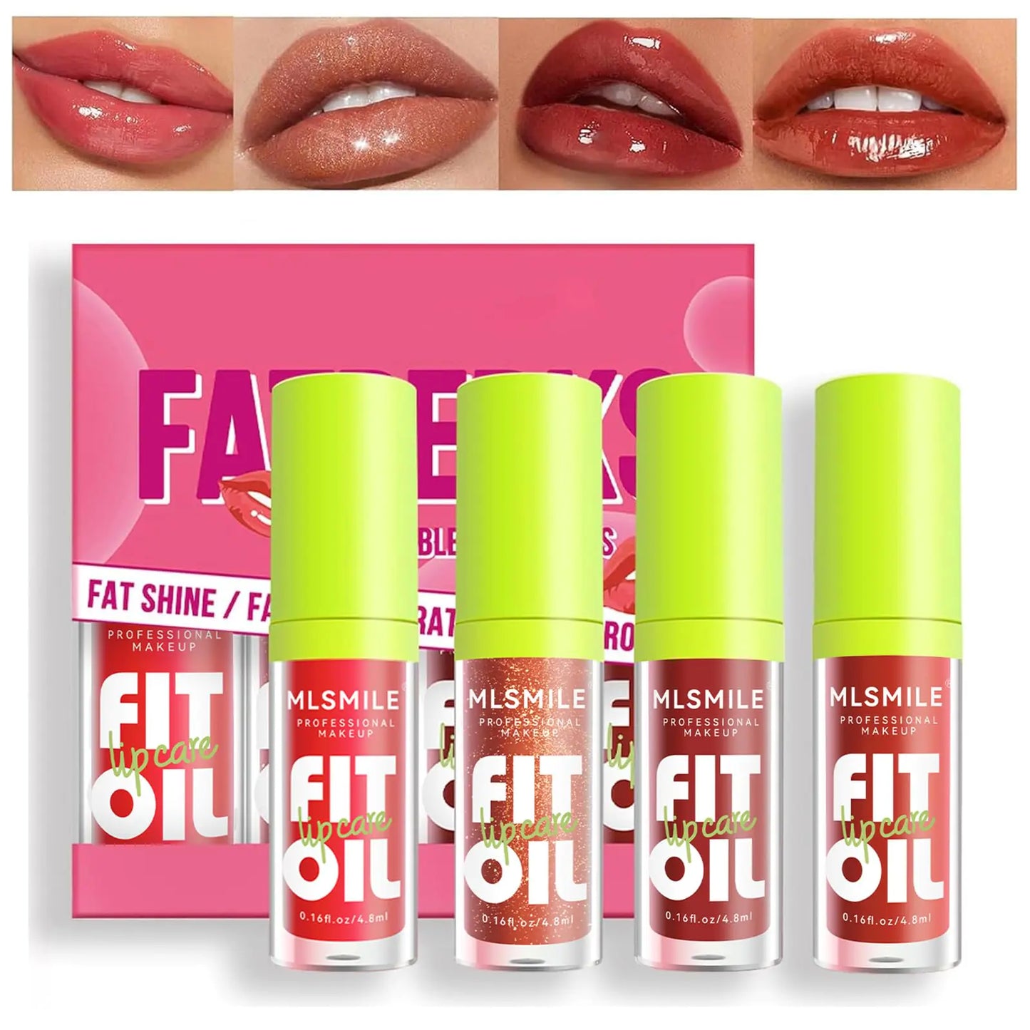 4 Colors Lip Oil Hydrating Moisturizer Lip Glow