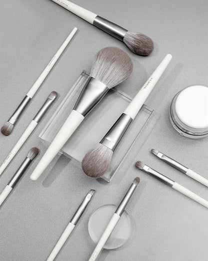Jumbo 10-Piece Soft Synthetic Makeup Brush Set
